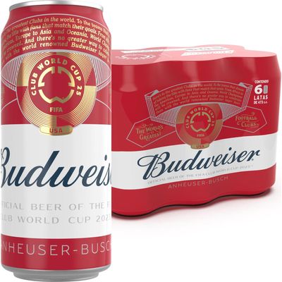 BUDWEISER PACK LATA 473 CC 