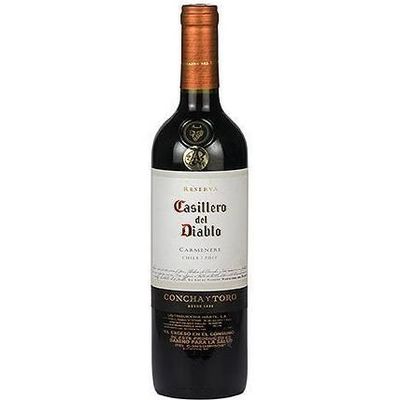 CASILLERO DEL DIABLO CARMENERE BOT 750 CC