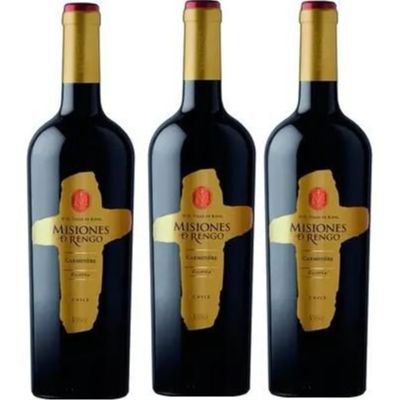 Combo 3 Misiones Reserva Carmenere 750 Cc