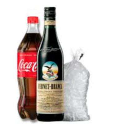 Combo Fernet 1 Lt + Bebida 1,5 Lt + Hielo 2kg