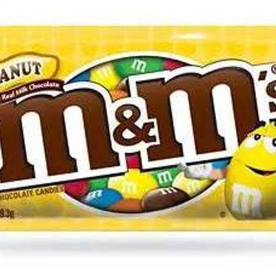 M&M PEANUT AMENDOIM MANI 48 GR