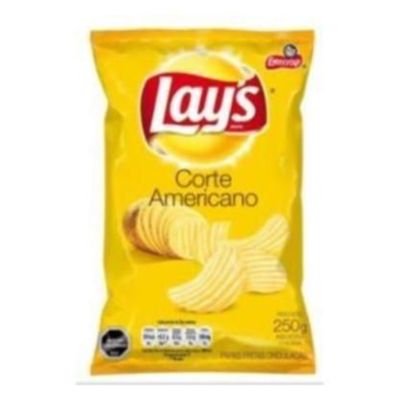 PAPAS LAYS CORTE AMERICANO 250 GR