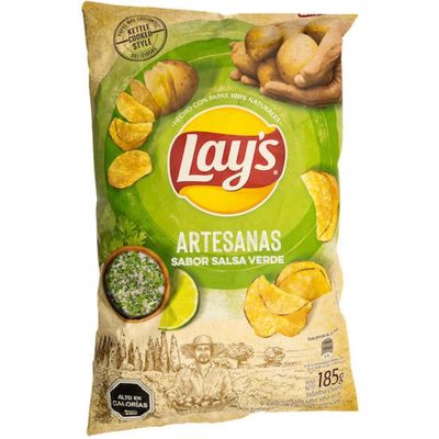 LAYS ARTESANAS SALSA VERDE 185 GR
