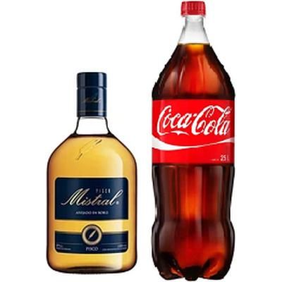Combo Mistral 35° 1 Litro + Bebida 2.5 L