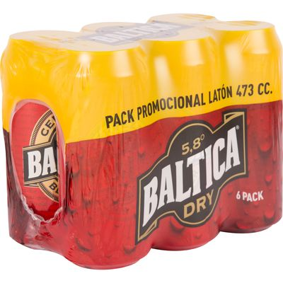 BALTICA LATA SIX PACK 476 CC 