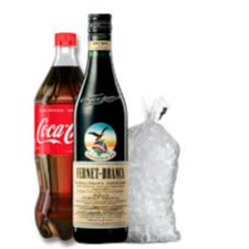Combo Fernet 1 Lt + Bebida 1,5 Lt + Hielo 2kg
