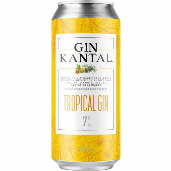 GIN KANTAL TROPICAL LATA 473 ML