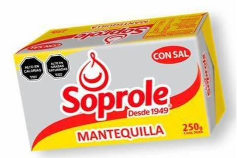 MANTEQUILLA SOPROLE PAN 250 GR