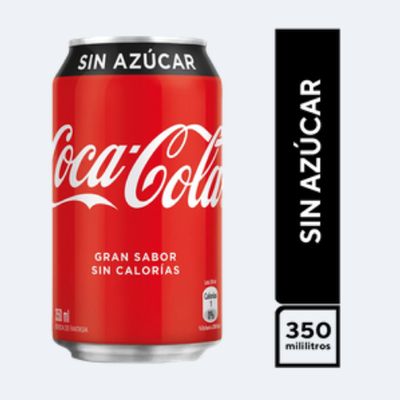 Coca Cola Sin Azúcar - Lata