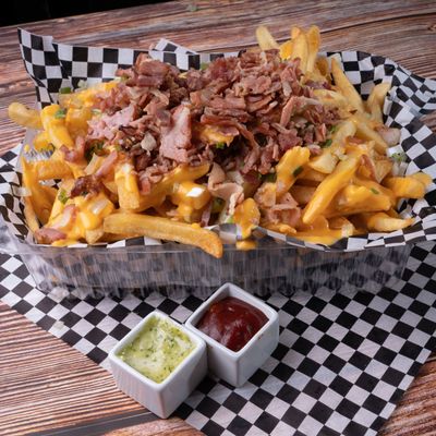 Papas Fritas con Tocino