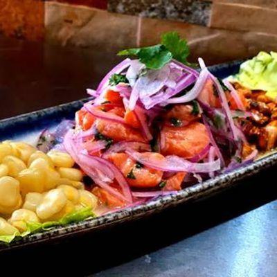 Ceviche de salmon