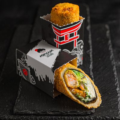 Hand Roll Ebi Sin Arroz