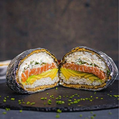 Sushi Burger Salmon