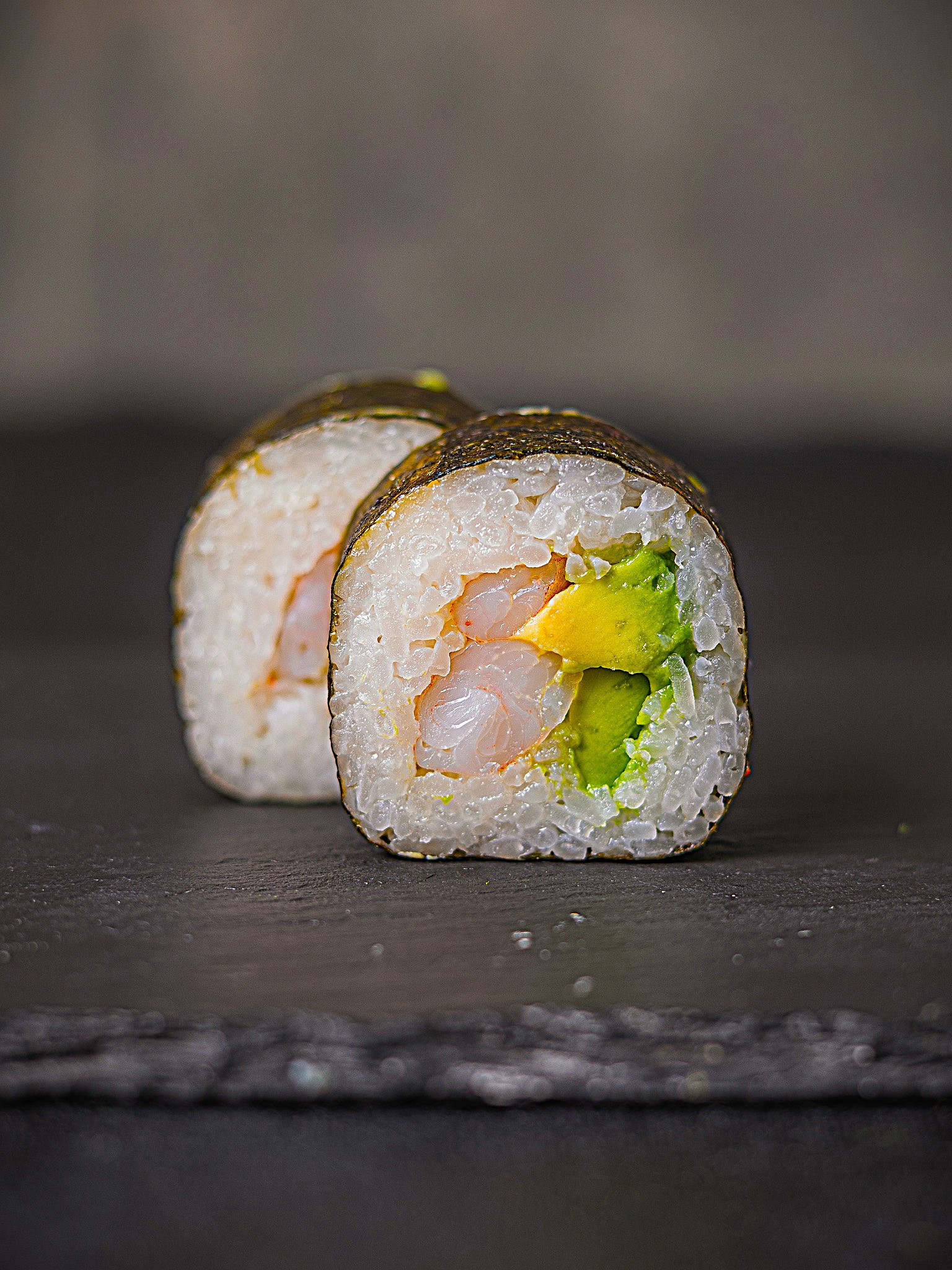 83. ebi cheese maki