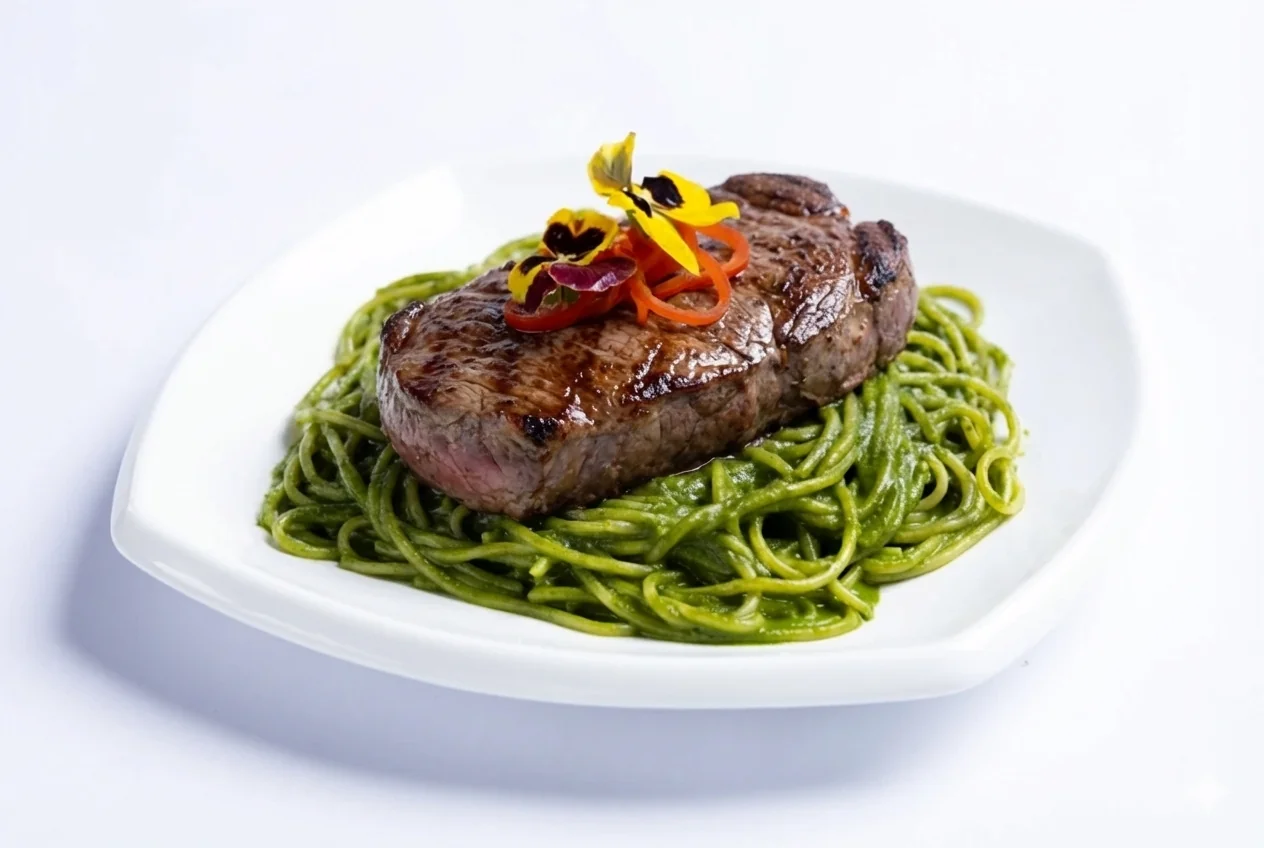 Tallarín al pesto