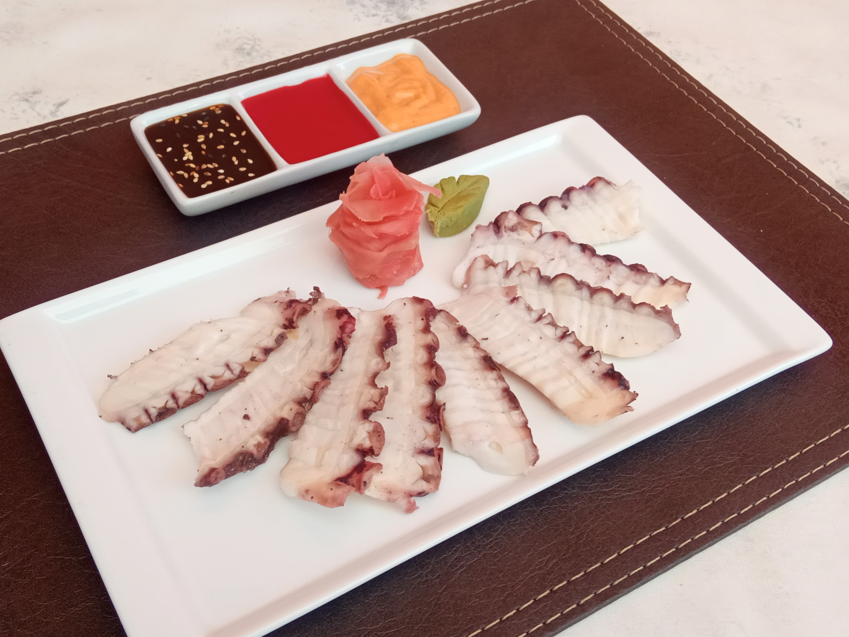Sashimi de Pulpo