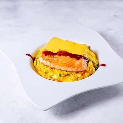Risotto Salmón Grillé