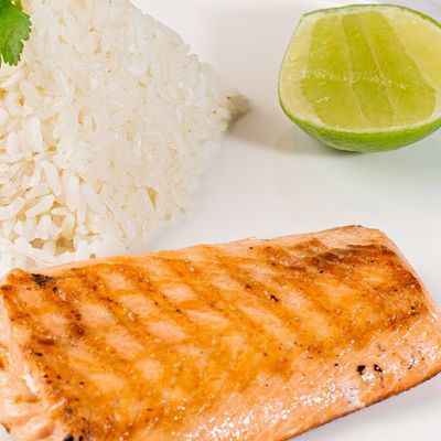 Salmón a la plancha