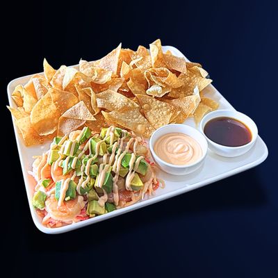 Wantán Nachos