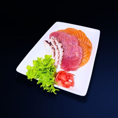 Sashimi Mixto Especial 12 cortes 