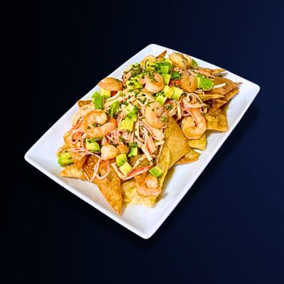 Wantán Nachos