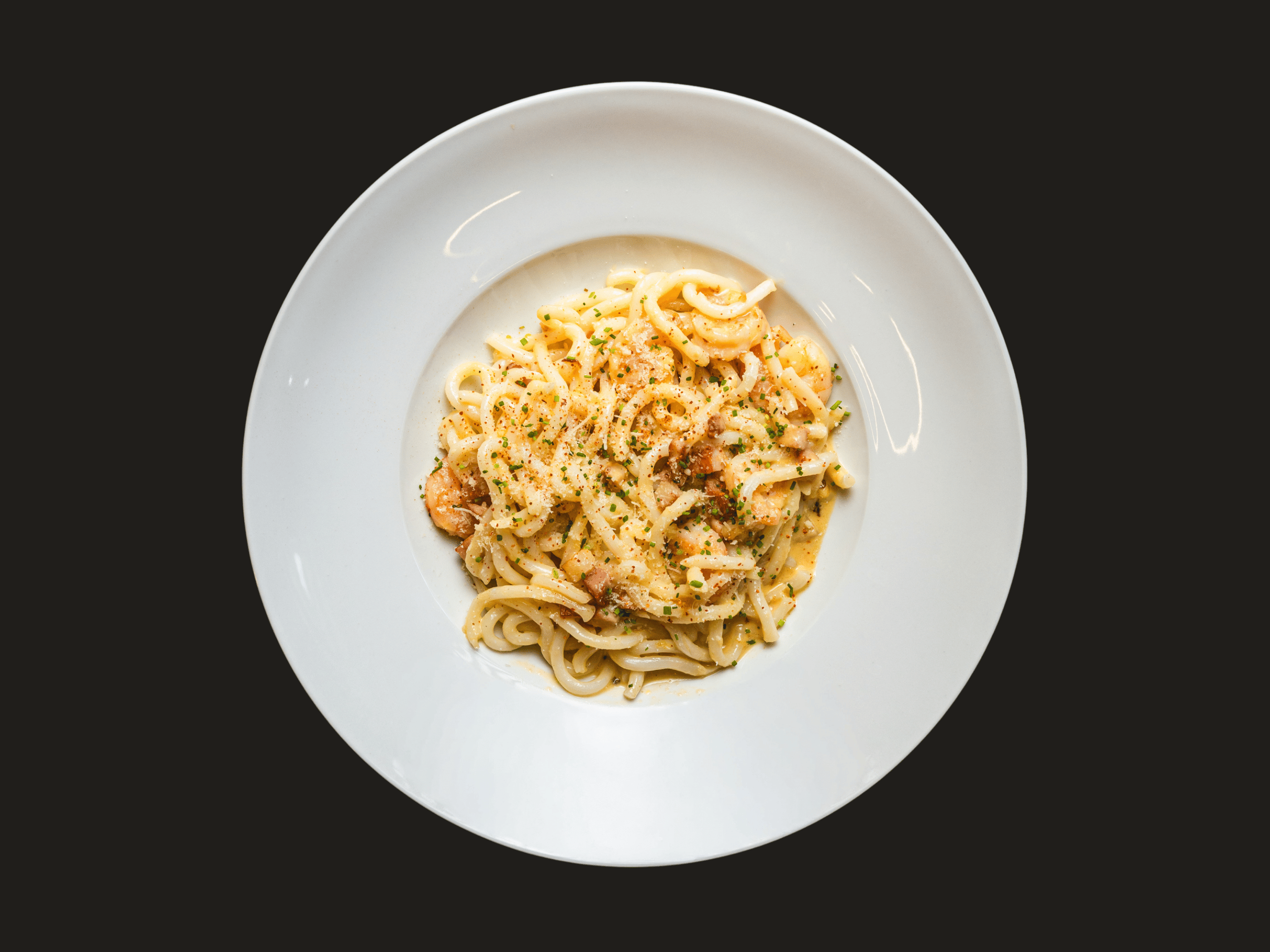 Udón Carbonara Ebi (SM)