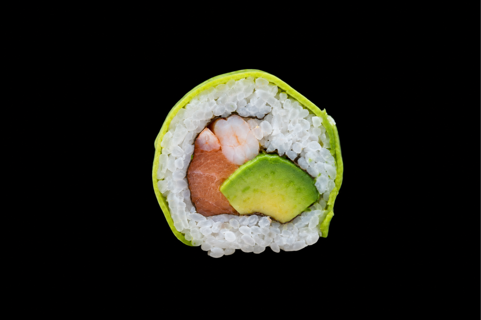 Avocado Ebi Sake
