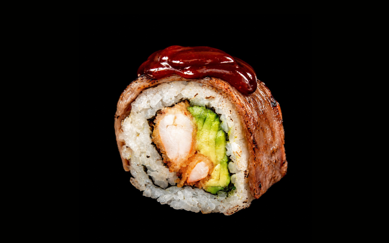 Roll beef ebi