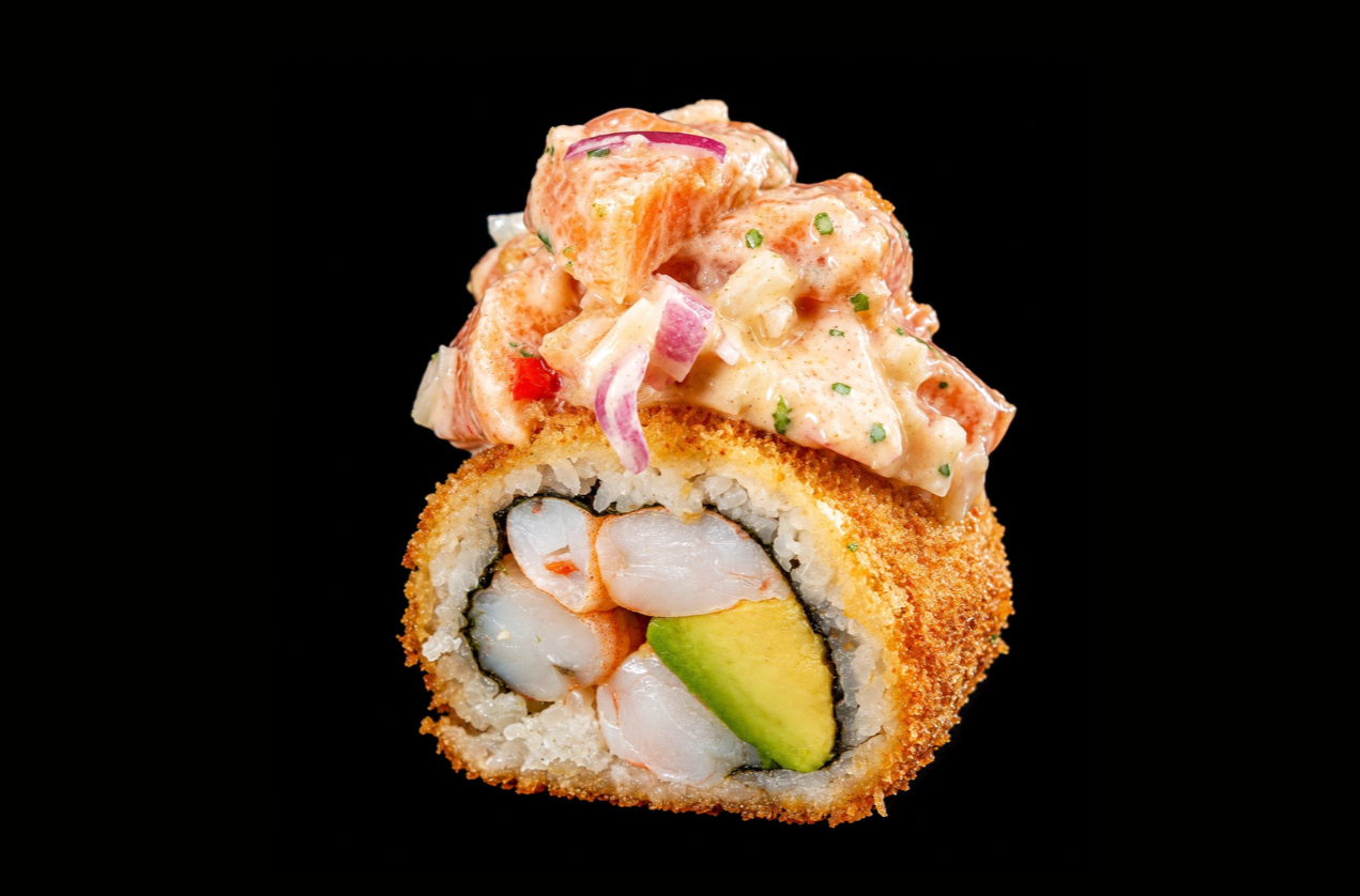 ceviche ebi roll