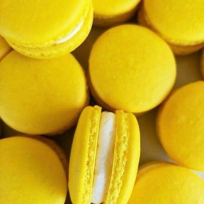 Macaron de Maracuyá