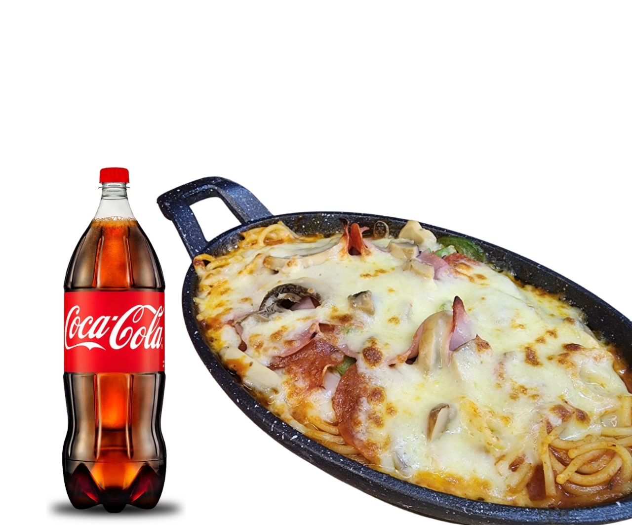SPAGHETTI + BEBIDA 355 ML