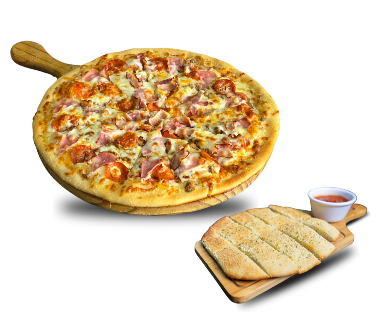 PIZZA GRANDE + BREADSTICKS
