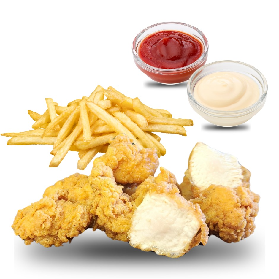 NUGGETS CON PAPAS 