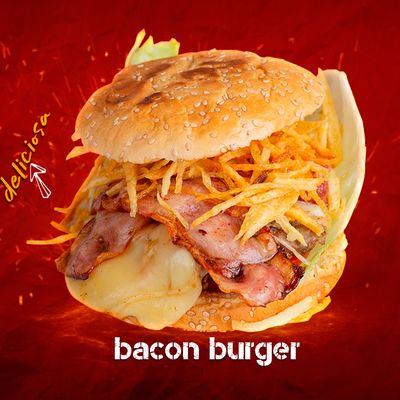 2X Bacon Burger 