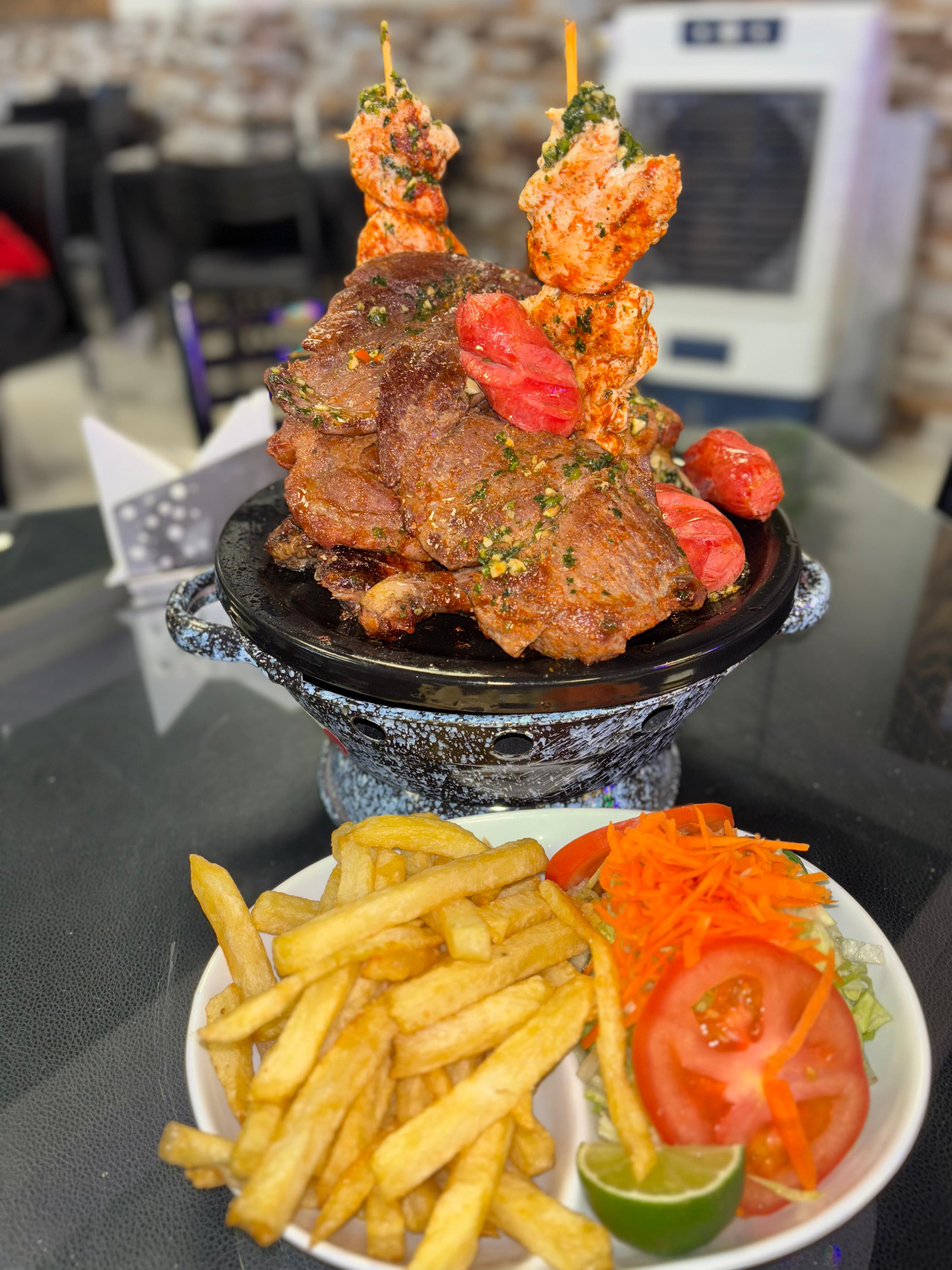 Parrilla para 4 personas