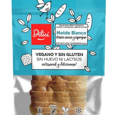 Pan Molde Dilici Blanco Sin Gluten 