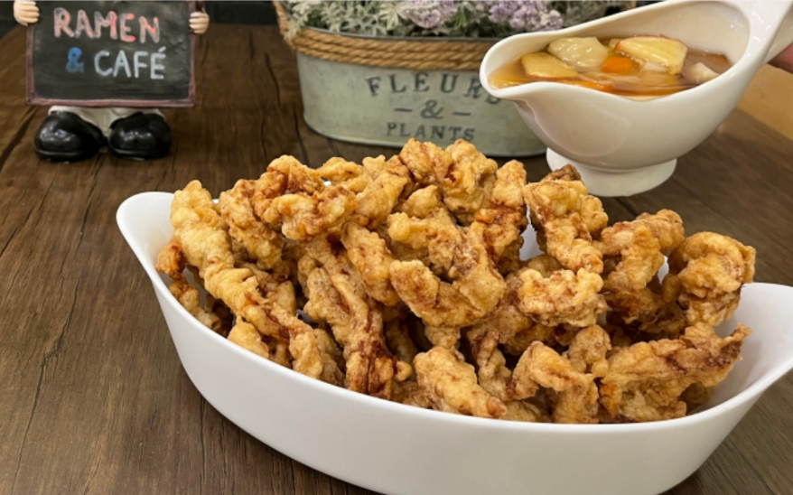 Tang su yuk de cerdo 탕수육
