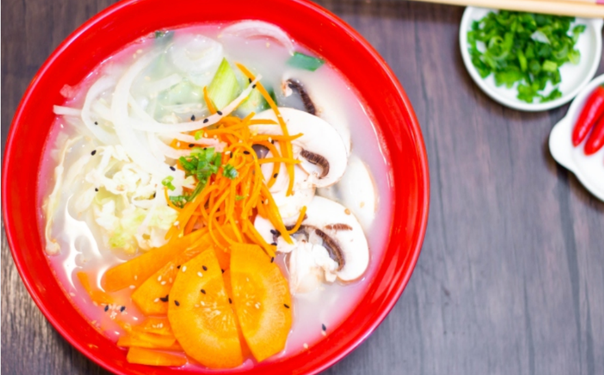 Ramen Verduras Vegetariano 야채 라면