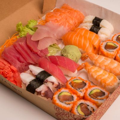 Sushi sashimi para dos (sin gluten)