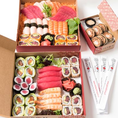 Sushi Sashimi para Cuatro (70 Piezas)