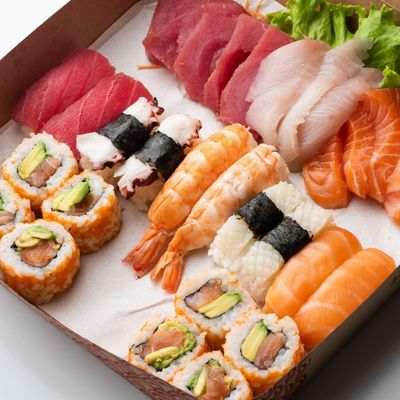 Sushi sashimi para dos (sin gluten)