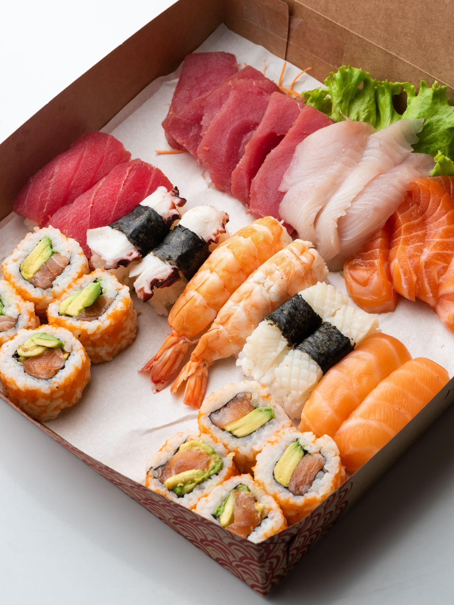 Sushi Sashimi para Dos Sin Gluten — 31 piezas