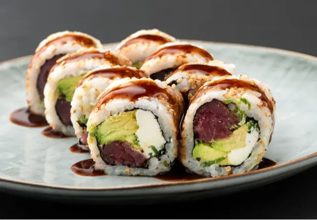 Uramaki Tonkatsu Roll.