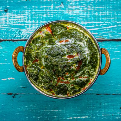 Lahsuni Saag Paneer