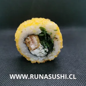 09. Salmón Apanado, Queso crema, Cebollín