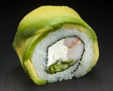 12. Camarón, Champiñón, Ciboulette.