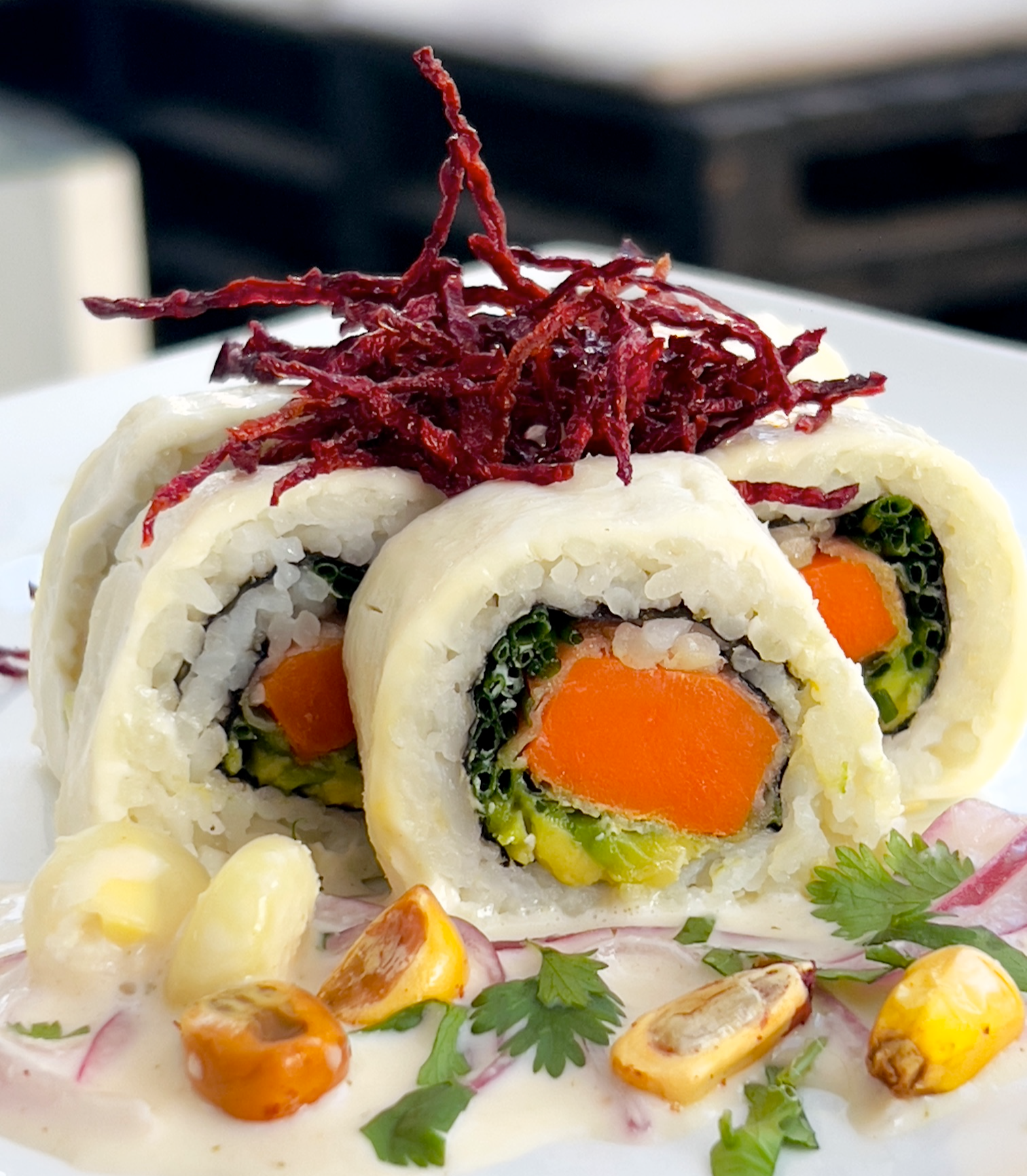Acevichado Vegetarian Roll