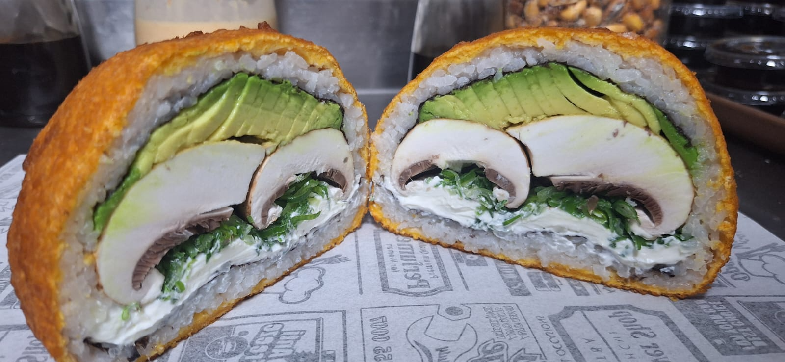 Sushi Burguer veggie