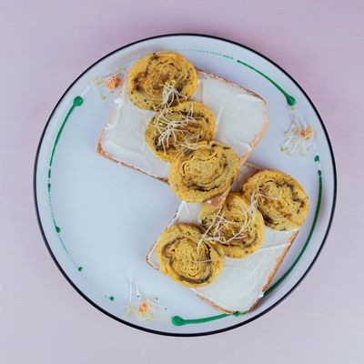 Tostada de Tamagoyaki