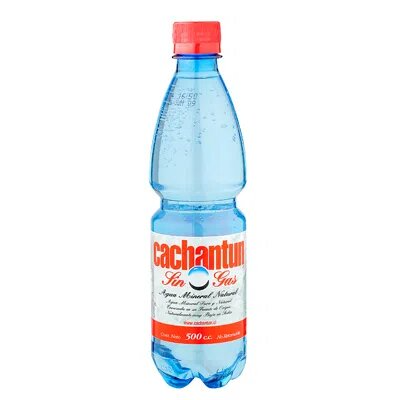 Agua mineral sin gas